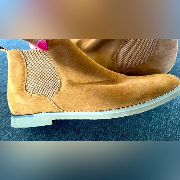 NWOT Steve Madde Boots Booties Suede Tobacco Shoes Men Size 8 Winter - Picture 4 of 11
